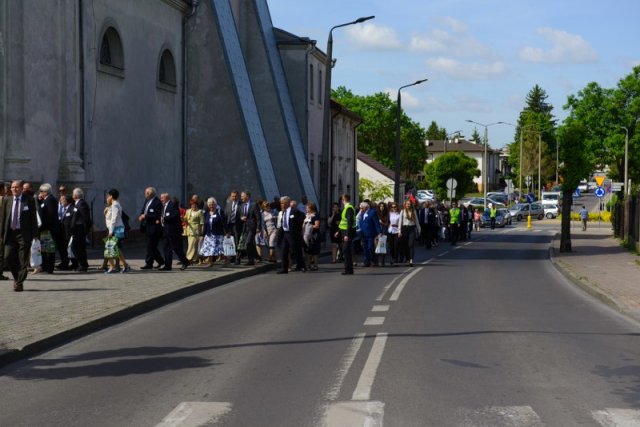 Przemarsz uczestników Jubileuszu 100-lecia Jagiełły
